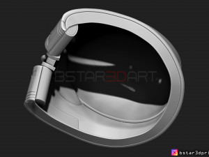 first order jet trooper helmet - stormtrooper corp - starwars 3d print model 3D Принт Модель