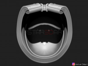 first order jet trooper helmet - stormtrooper corp - starwars 3d print model 3D Принт Модель