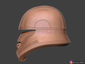 first order jet trooper helmet - stormtrooper corp - starwars 3d print model 3D Принт Модель