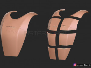 first order jet trooper - chest armor - backpack - stormtrooper corp 3d print model 3D Print Model