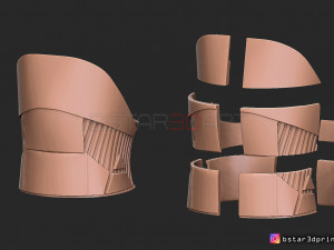 first order jet trooper - chest armor - backpack - stormtrooper corp 3d print model 3D Print Model