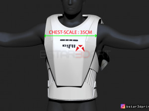 first order jet trooper - chest armor - backpack - stormtrooper corp 3d print model 3D Print Model