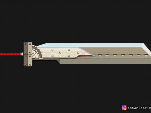 fusion sword cloud - final fantasy vii remake 3d print model 3D Print Model