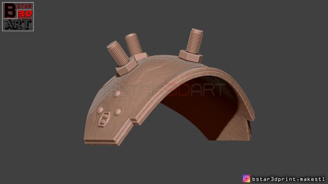 cloud armor accessories - final fantasy vii remake 3d print model 3D Print  Model in Toys 3DExport