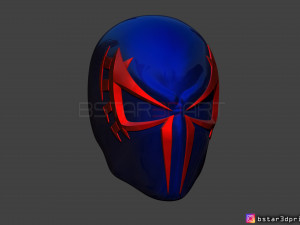 spider man 2099 mask -spider man helmet - marvel comics 3d print model 3D Print Model
