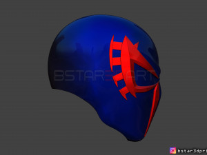 spider man 2099 mask -spider man helmet - marvel comics 3d print model 3D Print Model