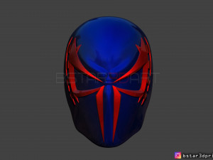 spider man 2099 mask -spider man helmet - marvel comics 3d print model 3D Print Model