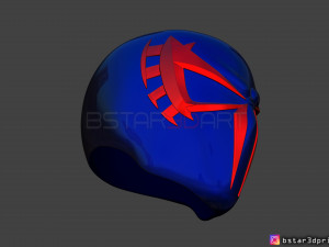 spider man 2099 mask -spider man helmet - marvel comics 3d print model 3D Print Model