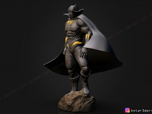 black panther marvel comic fan art 3d print model Modelo de impresión 3D