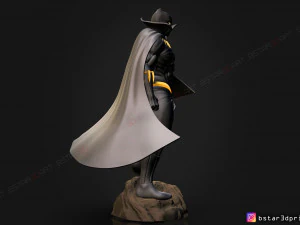black panther marvel comic fan art 3d print model 3D Print Model