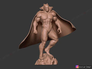 black panther marvel comic fan art 3d print model 3D Print Model