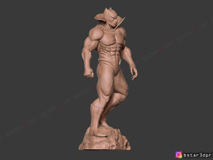 black panther marvel comic fan art 3d print model Modelo de impresión 3D