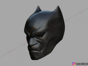 black panther mask - helmet for cosplay - marvel comics 3d print model 3D 프린트 모델