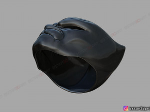 black panther mask - helmet for cosplay - marvel comics 3d print model 3D 프린트 모델