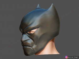 black panther mask - helmet for cosplay - marvel comics 3d print model 3D 프린트 모델