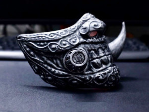 hannya covid mask - devil mask 3d print model 3D Принт Модель