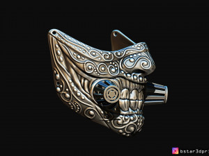 hannya covid mask - devil mask 3d print model 3D Принт Модель