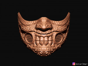 hannya covid mask - devil mask 3d print model 3D Принт Модель