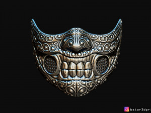 hannya covid mask - devil mask 3d print model 3D Принт Модель