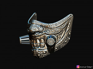 hannya covid mask - devil mask 3d print model 3D Принт Модель