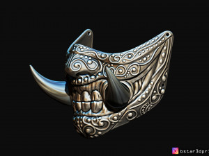 hannya covid mask - devil mask 3d print model 3D Принт Модель
