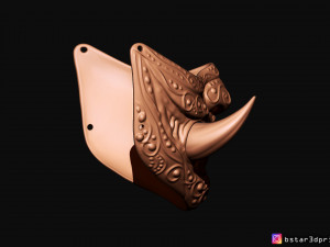 hannya covid mask - devil mask 3d print model 3D Принт Модель