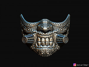 hannya covid mask - devil mask 3d print model 3D Принт Модель