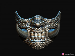 hannya covid mask - devil mask 3d print model 3D Принт Модель