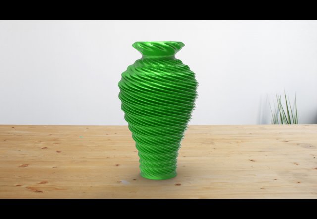 twist vase 3D 打印模型 .c4d .max .obj .3ds .fbx .stl .blend 