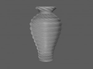 twist vase 3D Print Model