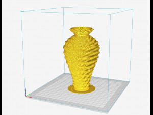 twist vase 3D 打印模型