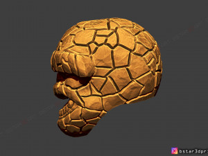 the thing mask - fantastic four - marvel hemet 3d print model Model Cetak 3D