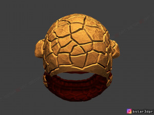 the thing mask - fantastic four - marvel hemet 3d print model Model Cetak 3D