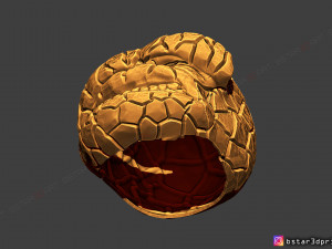 the thing mask - fantastic four - marvel hemet 3d print model Model Cetak 3D