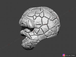 the thing mask - fantastic four - marvel hemet 3d print model Model Cetak 3D