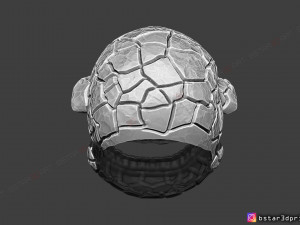 the thing mask - fantastic four - marvel hemet 3d print model Model Cetak 3D