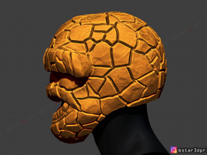 the thing mask - fantastic four - marvel hemet 3d print model Model Cetak 3D