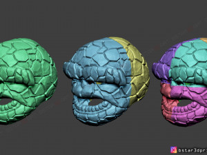 the thing mask - fantastic four - marvel hemet 3d print model Model Cetak 3D