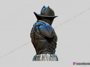 black panther bust - marvel comic - fan art 3d print model 3D-Druckmodell