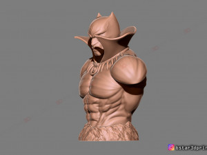 black panther bust - marvel comic - fan art 3d print model 3D-Druckmodell
