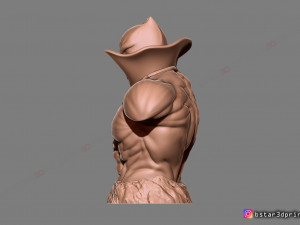 black panther bust - marvel comic - fan art 3d print model 3D-Druckmodell