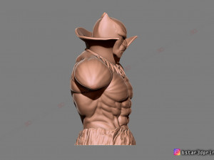 black panther bust - marvel comic - fan art 3d print model 3D-Druckmodell