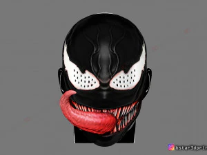venom mask - marvel cosplay 3D Print Model