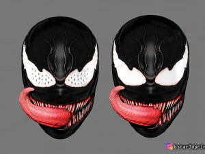 venom mask - marvel cosplay 3D Print Model