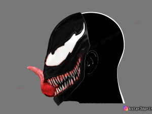 venom mask - marvel cosplay 3D-printmodel