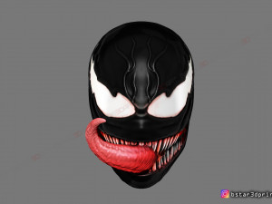 venom mask - marvel cosplay 3D-printmodel