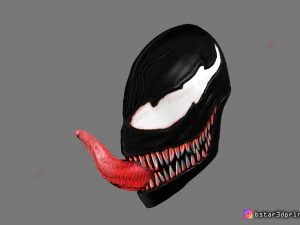 venom mask - marvel cosplay 3D Print Model