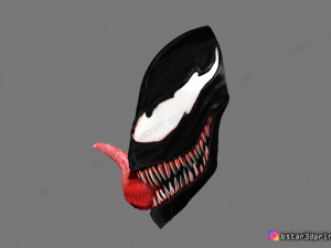 venom mask - marvel cosplay 3D-printmodel