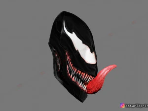 venom mask - marvel cosplay 3D Print Model
