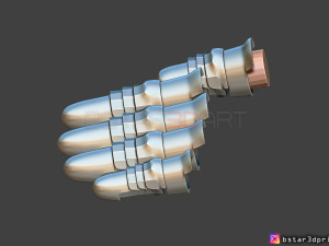 cloud finger armor - final fantasy vii remake ps4 for cosplay 3d print model 3D Print Model